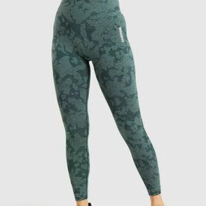 Rare Gymshark adapt Green Camo leggings